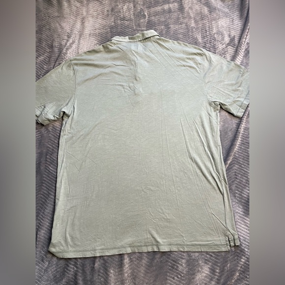 Mens Linksoul Luxury Cotton Light Sage Green Polo Shirt XXL - Picture 6 of 6